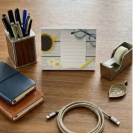 Cute Post it®-anteckningar med kaffe och blommor Post-it Block