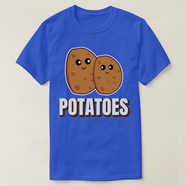 Cute Potatis T Shirt (Design framsida)