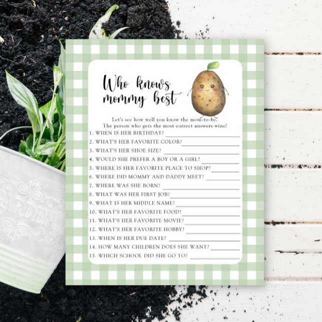 Cute Potatis - vem vet bäst mamma (Skapare uppladdad)