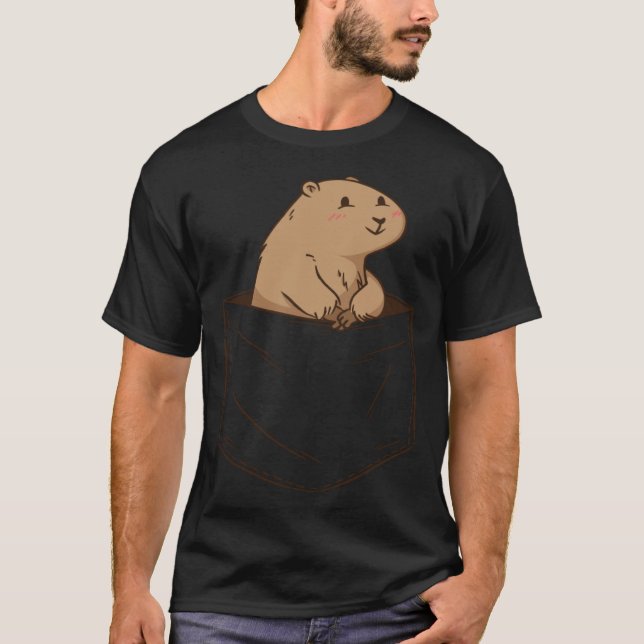 Cute Prairie-djur i ficktjuven humor för hund T Shirt (Framsida)