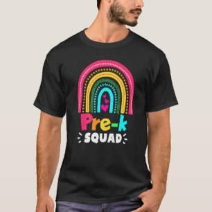 Cute Pre K Squad School Admin Avkännande Front O T Shirt
