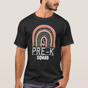 Cute Pre K Squad School Admin Avkännande Front O T Shirt