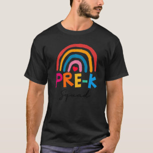 Cute Pre K Squad School Admin-utvärdering tillbaka T Shirt
