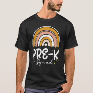 Cute Pre K Squad School Admin-utvärdering tillbaka T Shirt