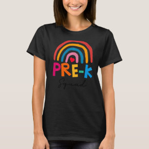 Cute Pre K Squad School Admin-utvärdering tillbaka T Shirt