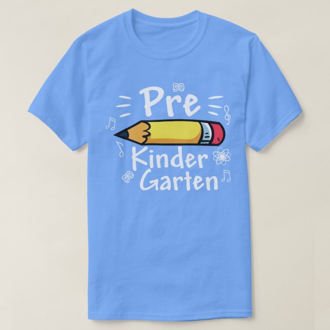 Cute Pre Kindergarten Back to school Pre K-lärare T Shirt (Design framsida)