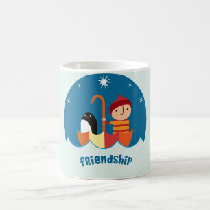 Cute Pre School K-Borttappad och hittad Vänskap Kaffemugg