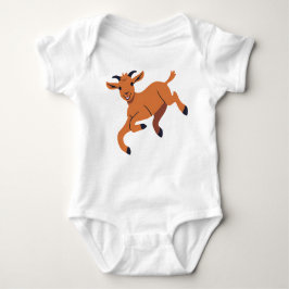 Cute Precious Jumping Goat Kid T Shirt