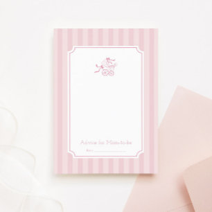 Cute Preppy Baby Barnvagn Adapter Tack Kort