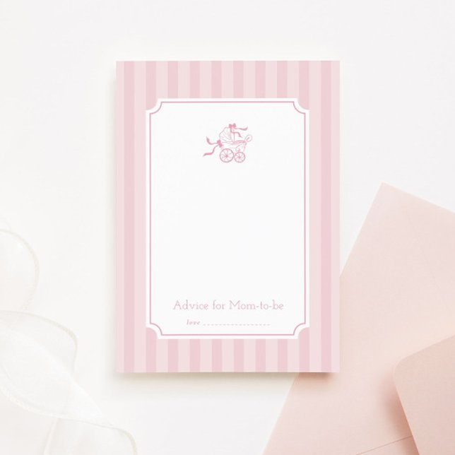 Cute Preppy Baby Barnvagn Adapter Tack Kort (Skapare uppladdad)