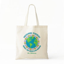Cute Preschool Teacher World Anpassningsbar School