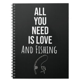 Cute Presents For Fishing Lovers Fisherman Angler Anteckningsbok