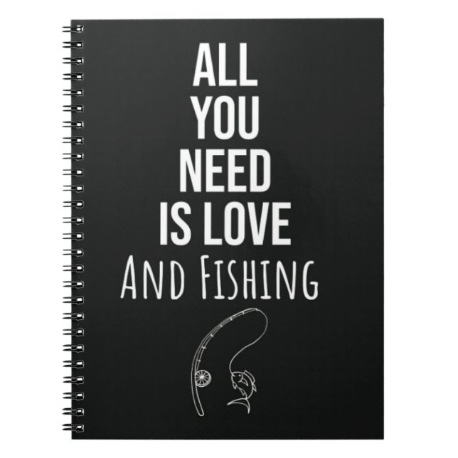 Cute Presents For Fishing Lovers Fisherman Angler  Anteckningsbok (Framsidan)