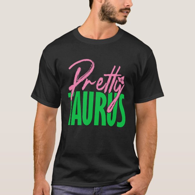 Cute pretty taurus zodiac signs aka t shirt (Framsida)