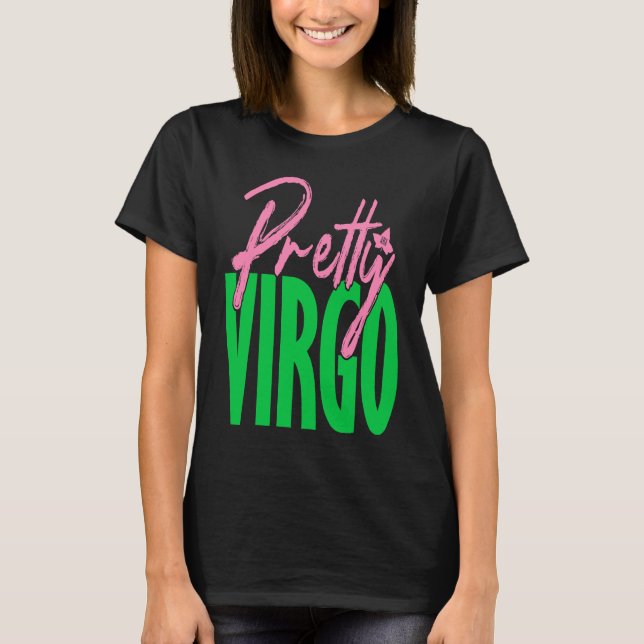 Cute pretty virgo zodiac signs aka t shirt (Framsida)