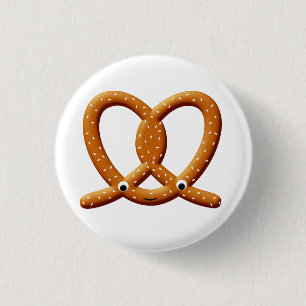 Cute Pretzel Teckning-utskrifter Knapp