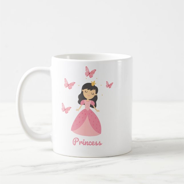 Cute Princess Coffee Mugg (Vänster)