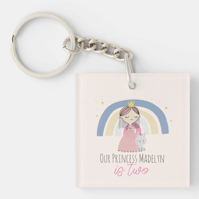 Cute Princess Födelsedagsfest (Framsidan)
