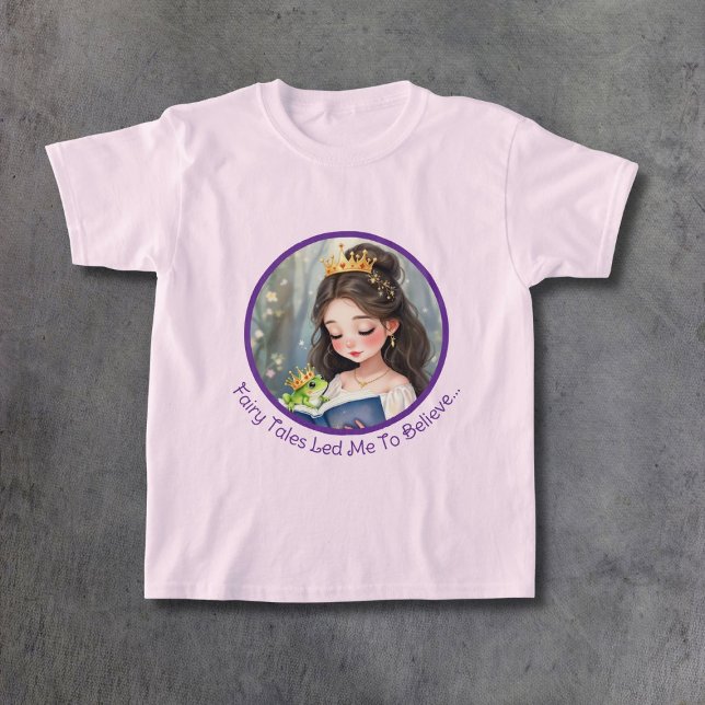 Cute Princess & Frog Fairy Tale T Shirt (Skapare uppladdad)