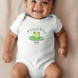 Cute Princess Frog Personlig T Shirt