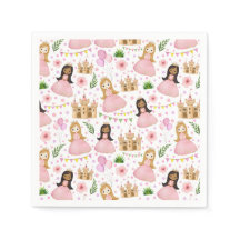 Cute Princess och royal castle party