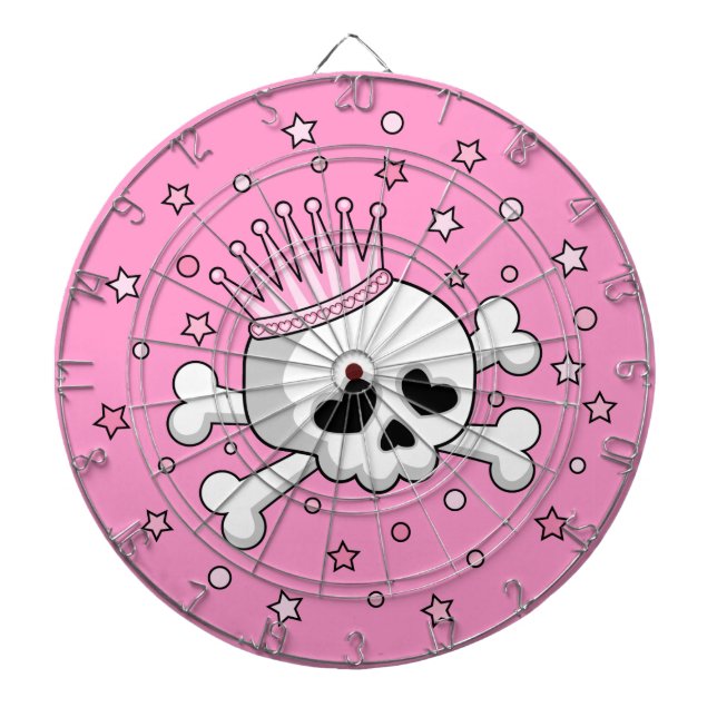 Cute Princess Skull Darttavla (Framsidan)