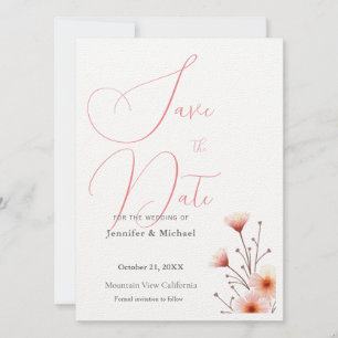 Cute Professionell - minimalistisk, modern, vanlig Spara Datumet