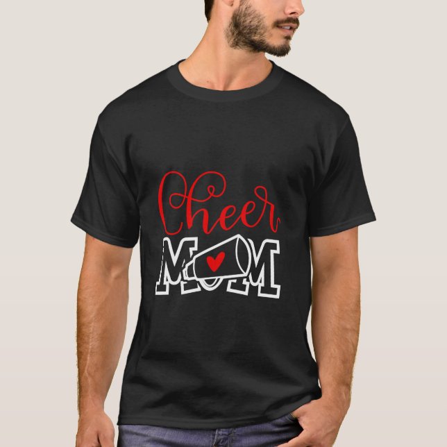 Cute Proud Cheer Mamma söt gåva T Shirt (Framsida)