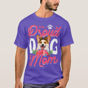 Cute Proud Corgi Hund Funny Mors dag Premiu Mamma T Shirt