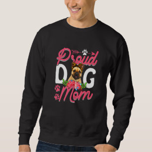 Cute Proud Fransk Bulldog Hund Mors dag Lång Ärmad Tröja