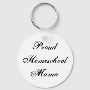 Cute Proud Homeschool Mamma Nyckelring