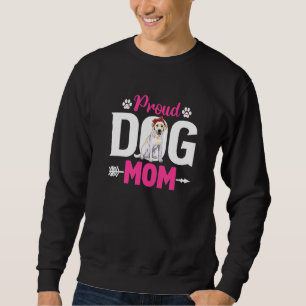 Cute Proud Labrador Hund Mamma Mors dag Lång Ärmad Tröja