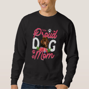 Cute Proud Newfoundland Hund Mamma Mors dag Lång Ärmad Tröja