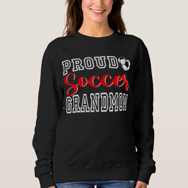 Cute Proud Soccer Grandmamma Women Mors dag Chri T Shirt (Framsida)