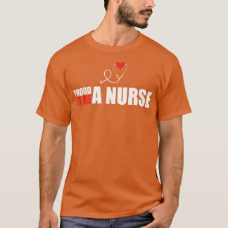 Cute Proud to be a Nurse Registered RN Nursing T Shirt