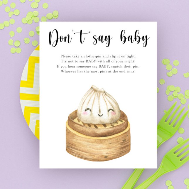 Cute-provdockning - Säg inte att baby Poster (Skapare uppladdad)