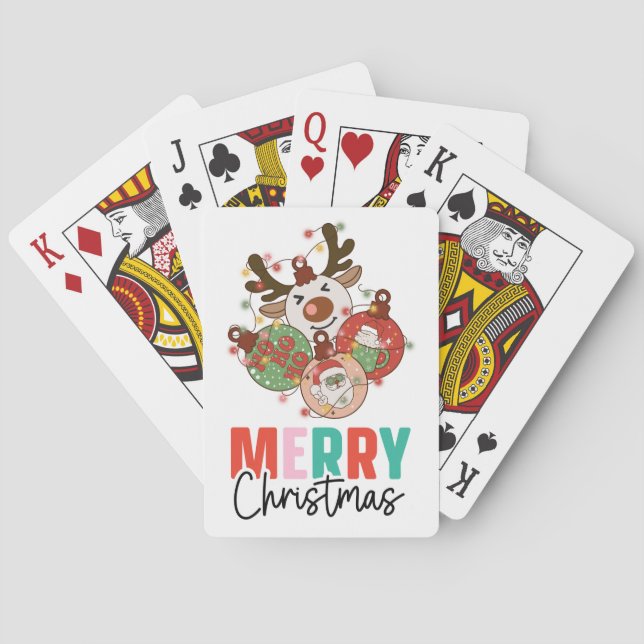 Cute-prydnadsföremål - God jul Casinokort (Baksidan)