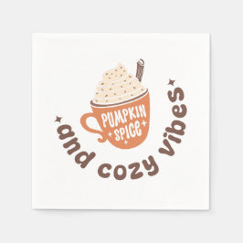 Cute PSL Fall – Pumpkin Spice and Cozy vibes Pappersservett