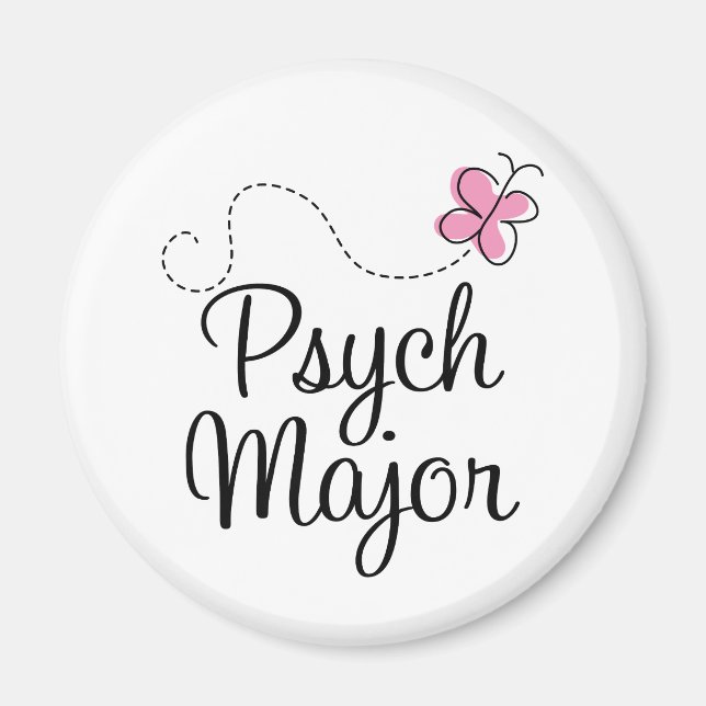 Cute Psych Major Gift Magnet (Framsidan)