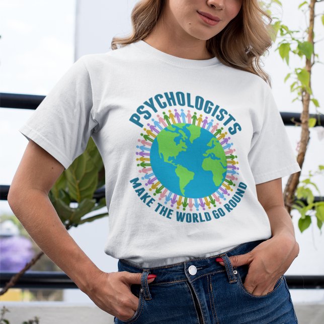 Cute Psycholog World Quote on Psychology T Shirt (Skapare uppladdad)