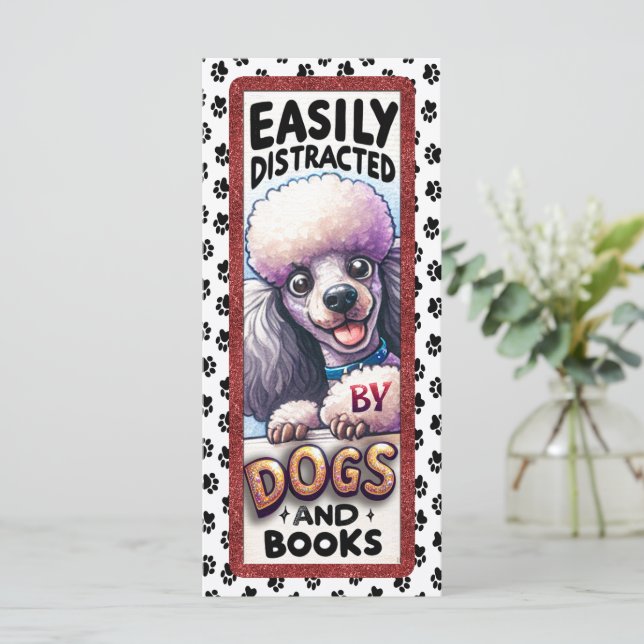 Cute Pudel Hund (Stående Fram)