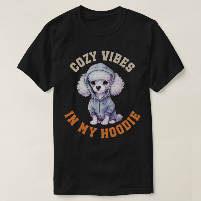 Cute Pudel Hund 1 T Shirt (Design framsida)