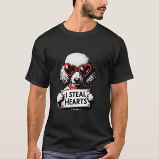 Cute Pudel I Steal Hearts Kids Manar Womens Pudel T Shirt