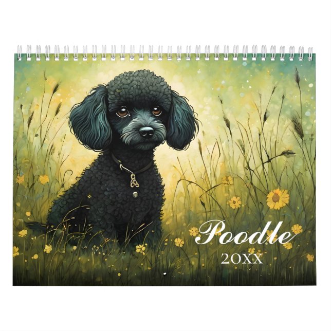 Cute Pudel Kalender (Omslag)