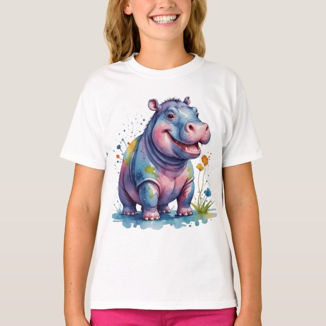 Cute puffin-fågel t shirt (Framsida)