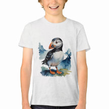 Cute puffin-fågel