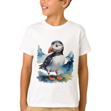 Cute puffin-fågel