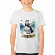 Cute puffin-fågel