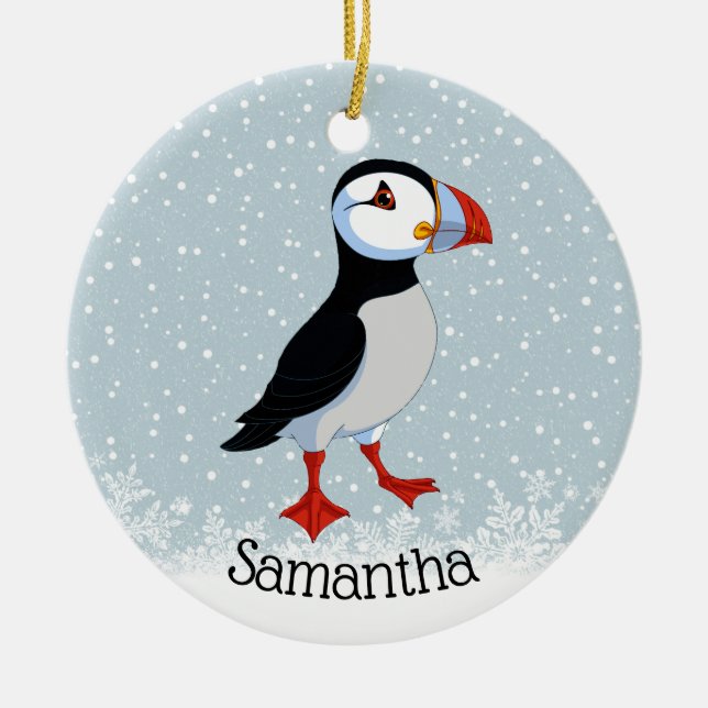 Cute Puffin Ornament (Framsidan)