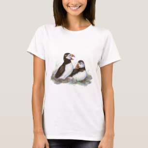 Cute Puffins, Ocean Bird, Beach, Natur Tröja